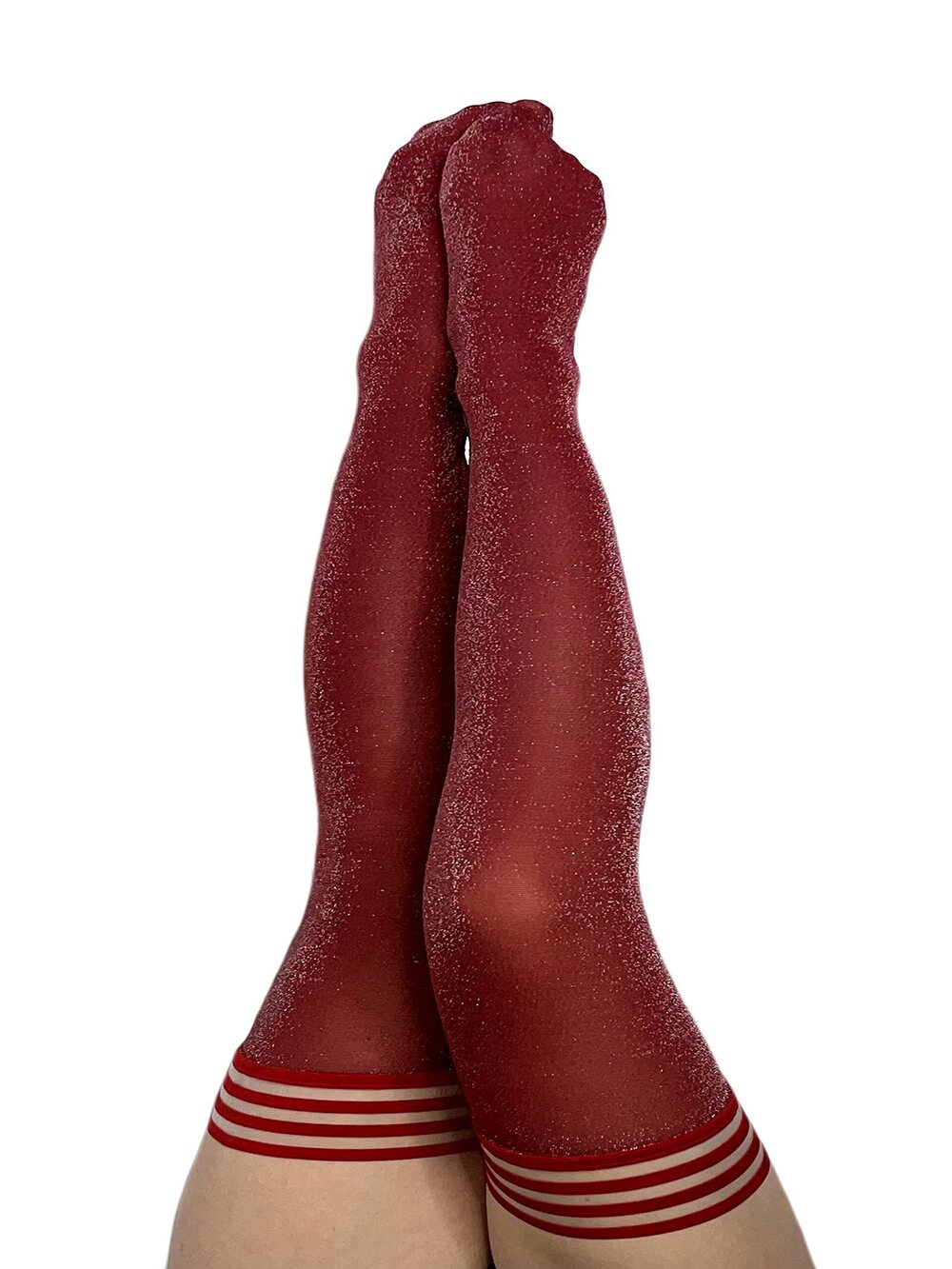 5743 Thigh Highs | Thigh High Stockings with No Slip Grip Stay Ups &